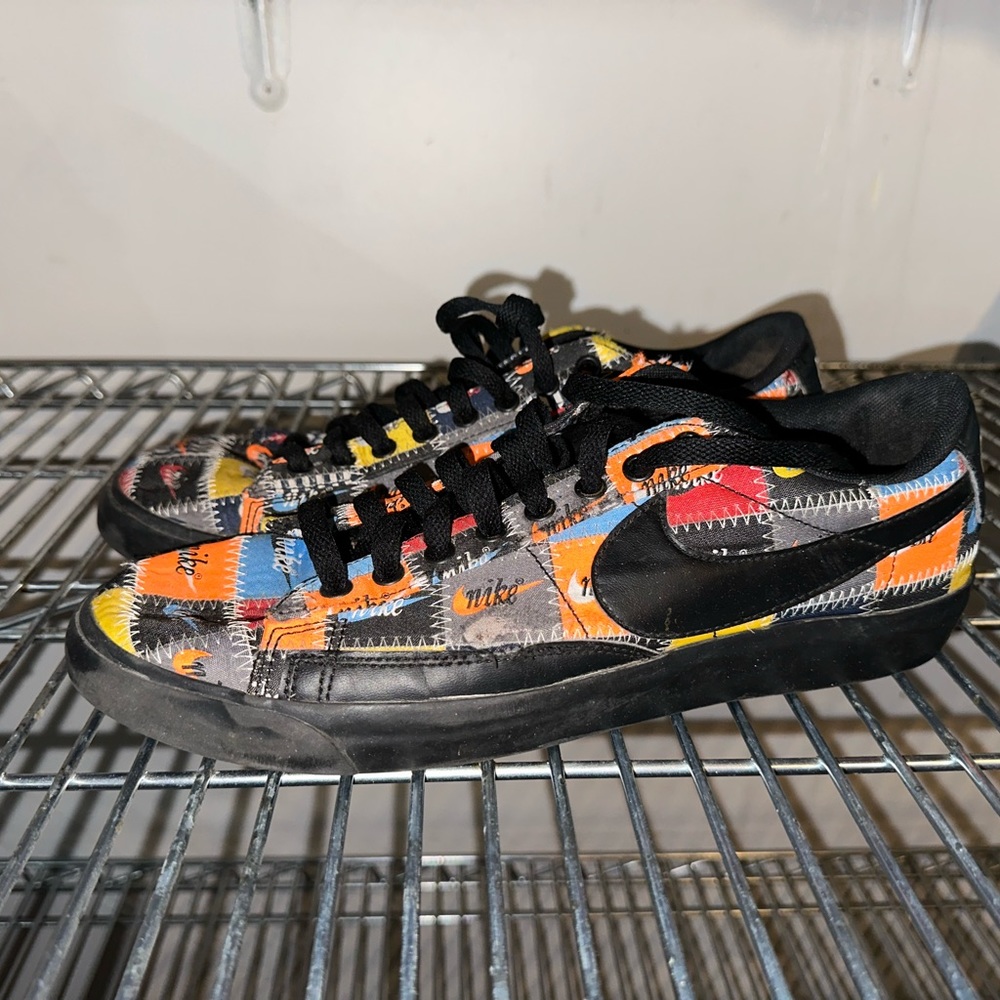 Nike blazer low patchwork shoes sz 10 (CI9888-001)